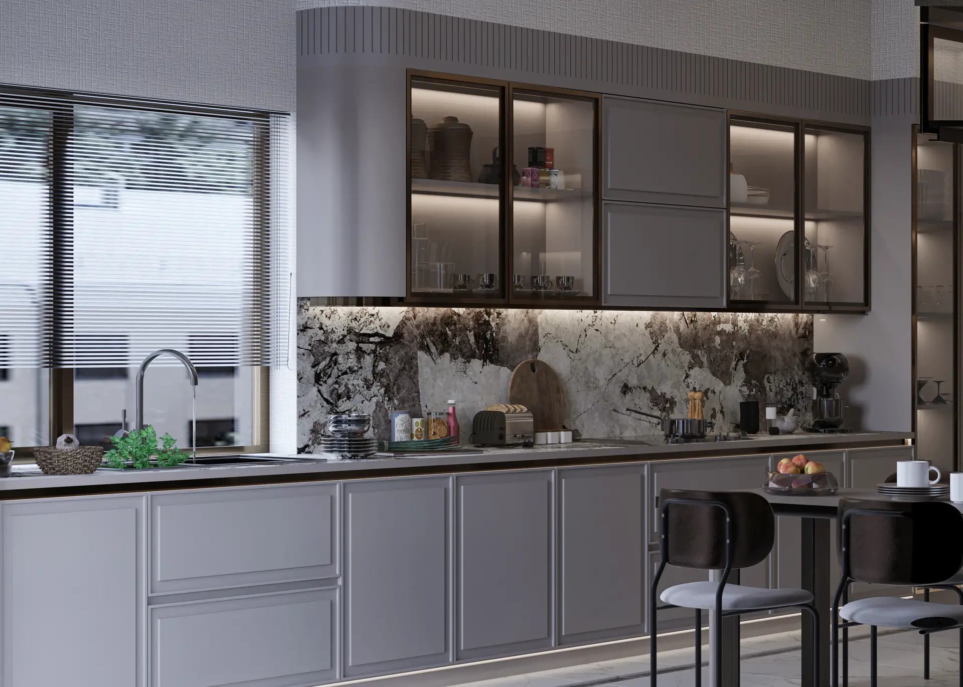 İÇ MİMARLIK - TOPLU KONUT - TÜZÜNLER İNŞAAT