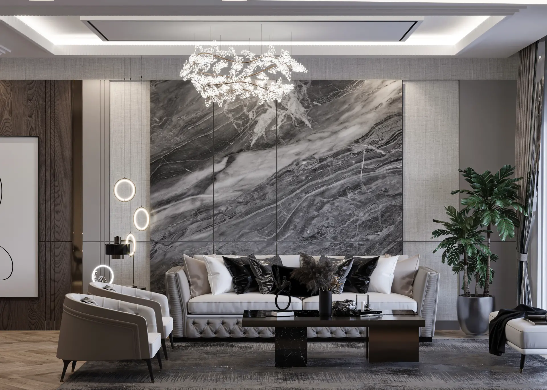 İÇ MİMARLIK - TOPLU KONUT - TÜZÜNLER İNŞAAT