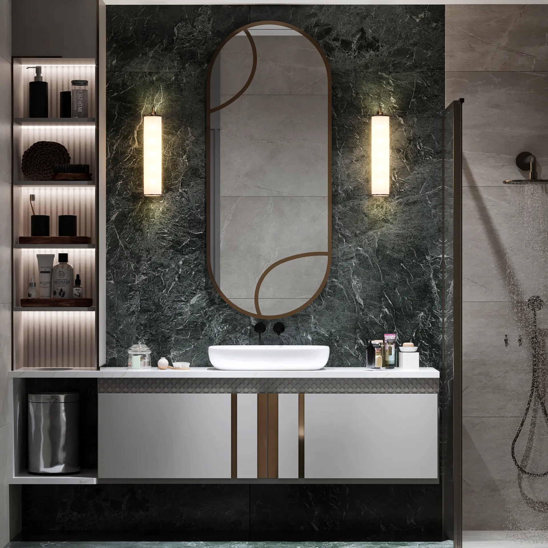 İÇ MİMARLIK - TOPLU KONUT - TÜZÜNLER İNŞAAT