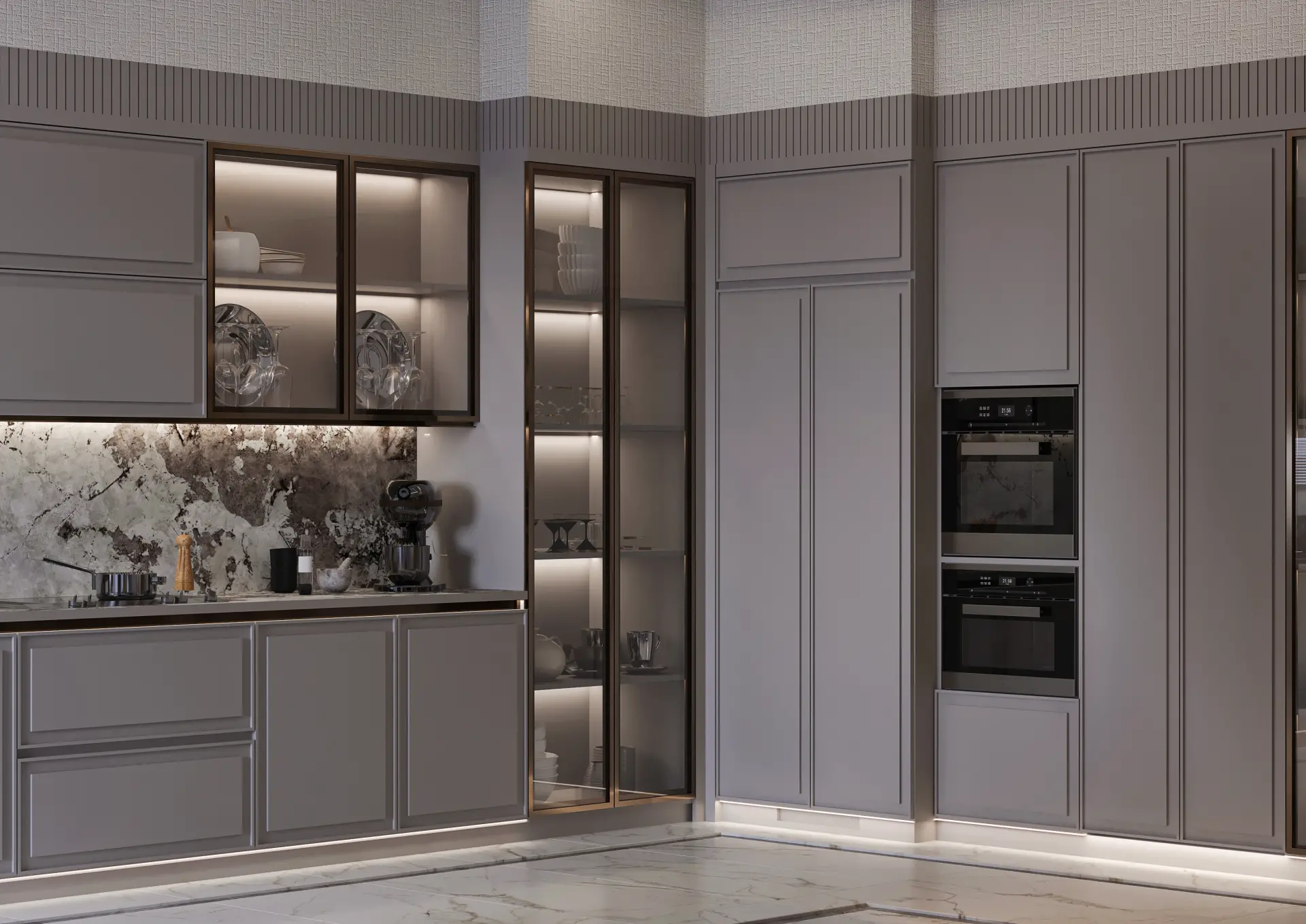 İÇ MİMARLIK - TOPLU KONUT - TÜZÜNLER İNŞAAT