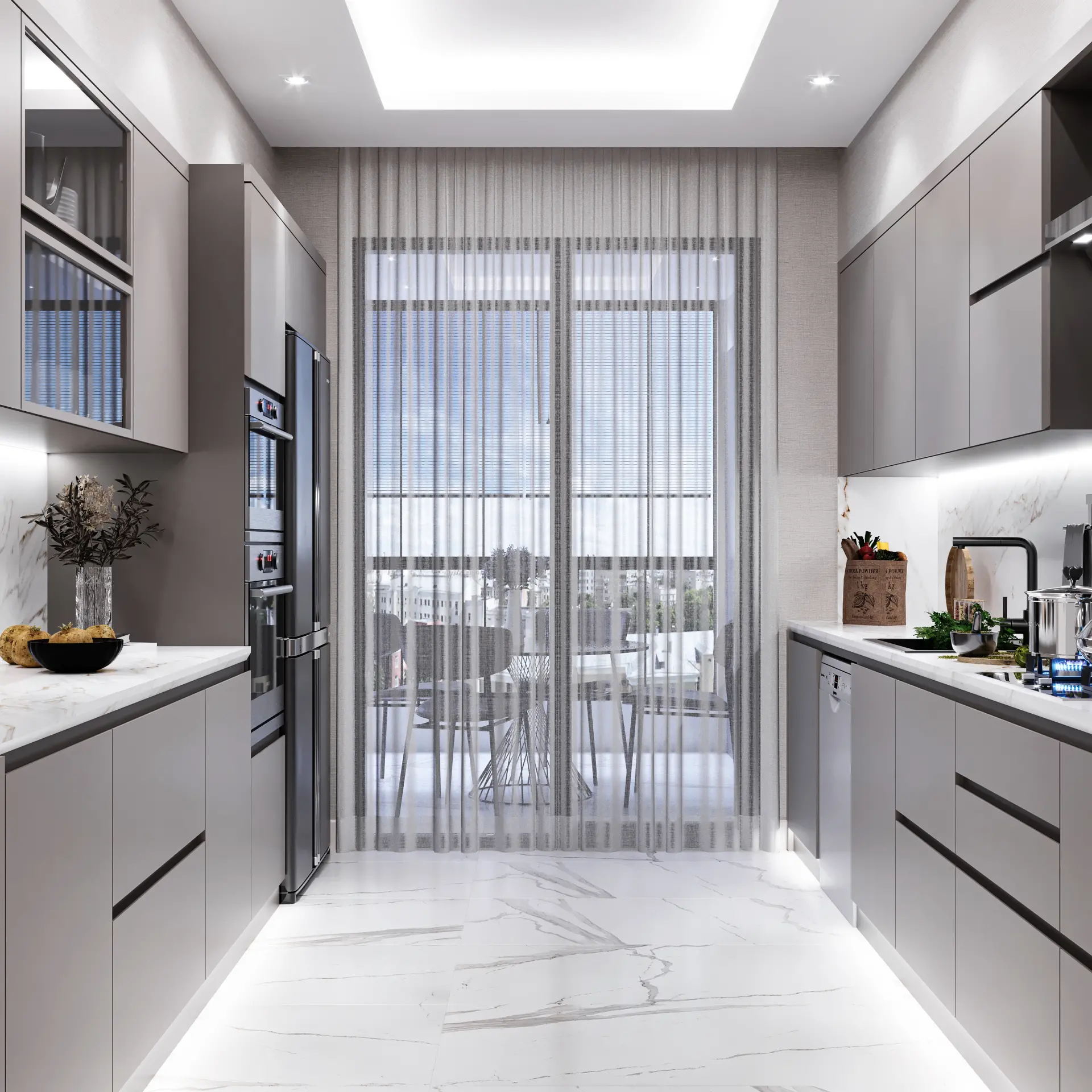 İÇ MİMARLIK - TOPLU KONUT - 21 DAİRE