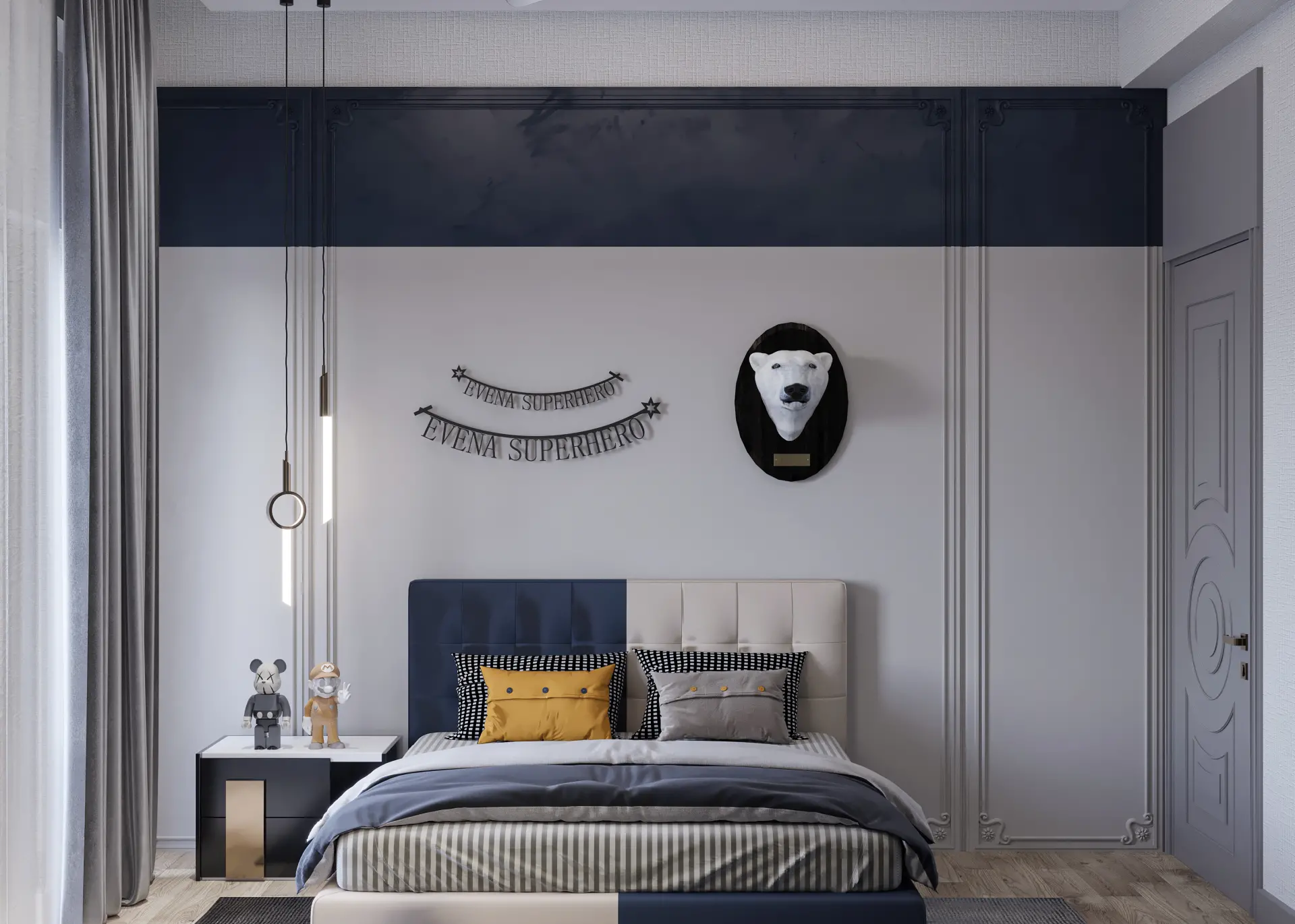 İÇ MİMARLIK - TOPLU KONUT - TÜZÜNLER İNŞAAT