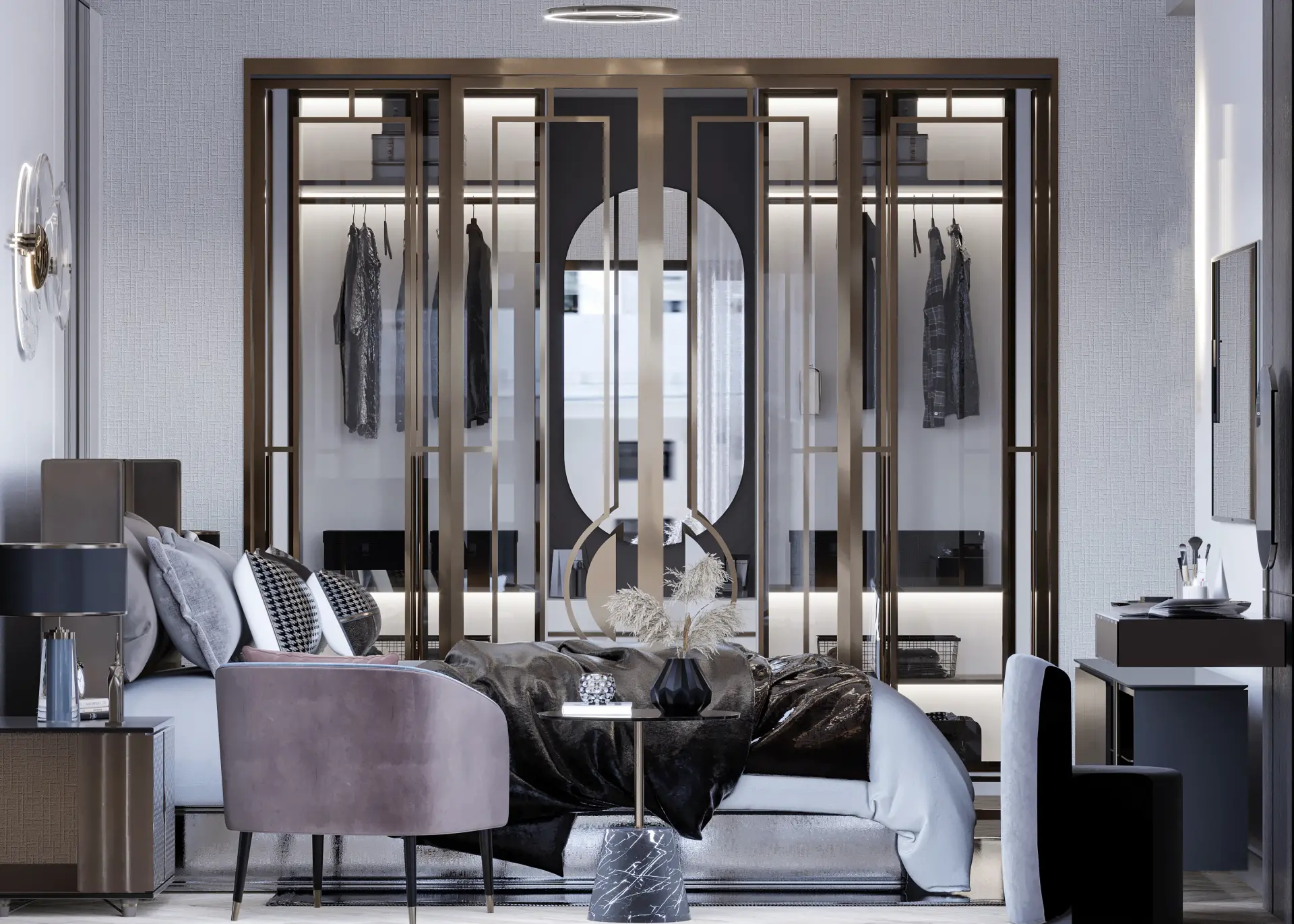 İÇ MİMARLIK - TOPLU KONUT - TÜZÜNLER İNŞAAT