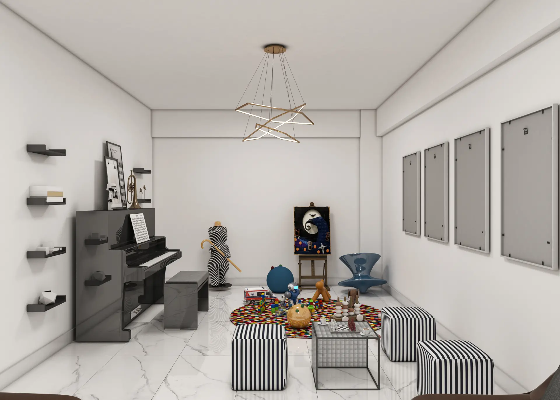 İÇ MİMARLIK - VİLLA - HASAN BOZKAYA