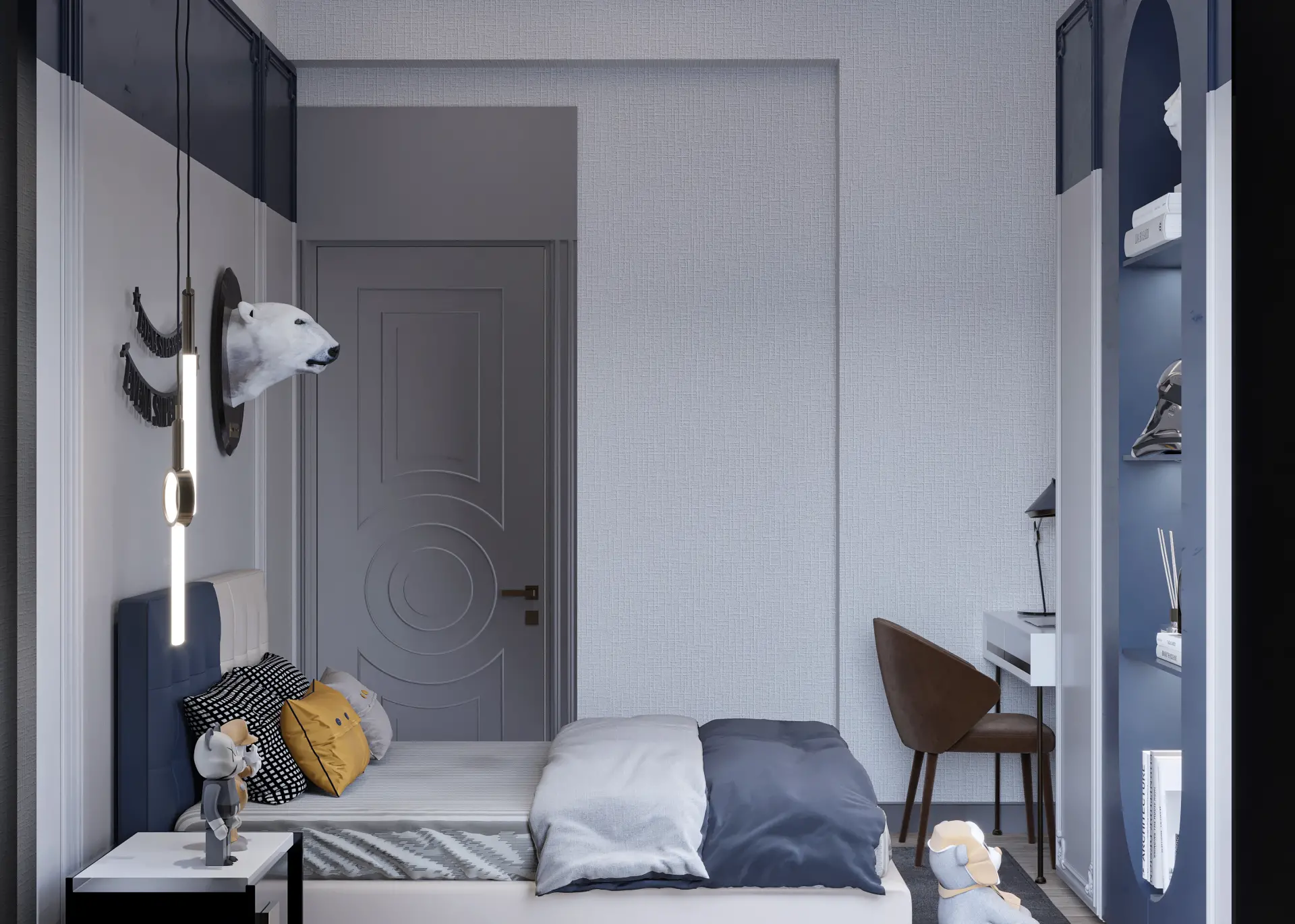 İÇ MİMARLIK - TOPLU KONUT - TÜZÜNLER İNŞAAT