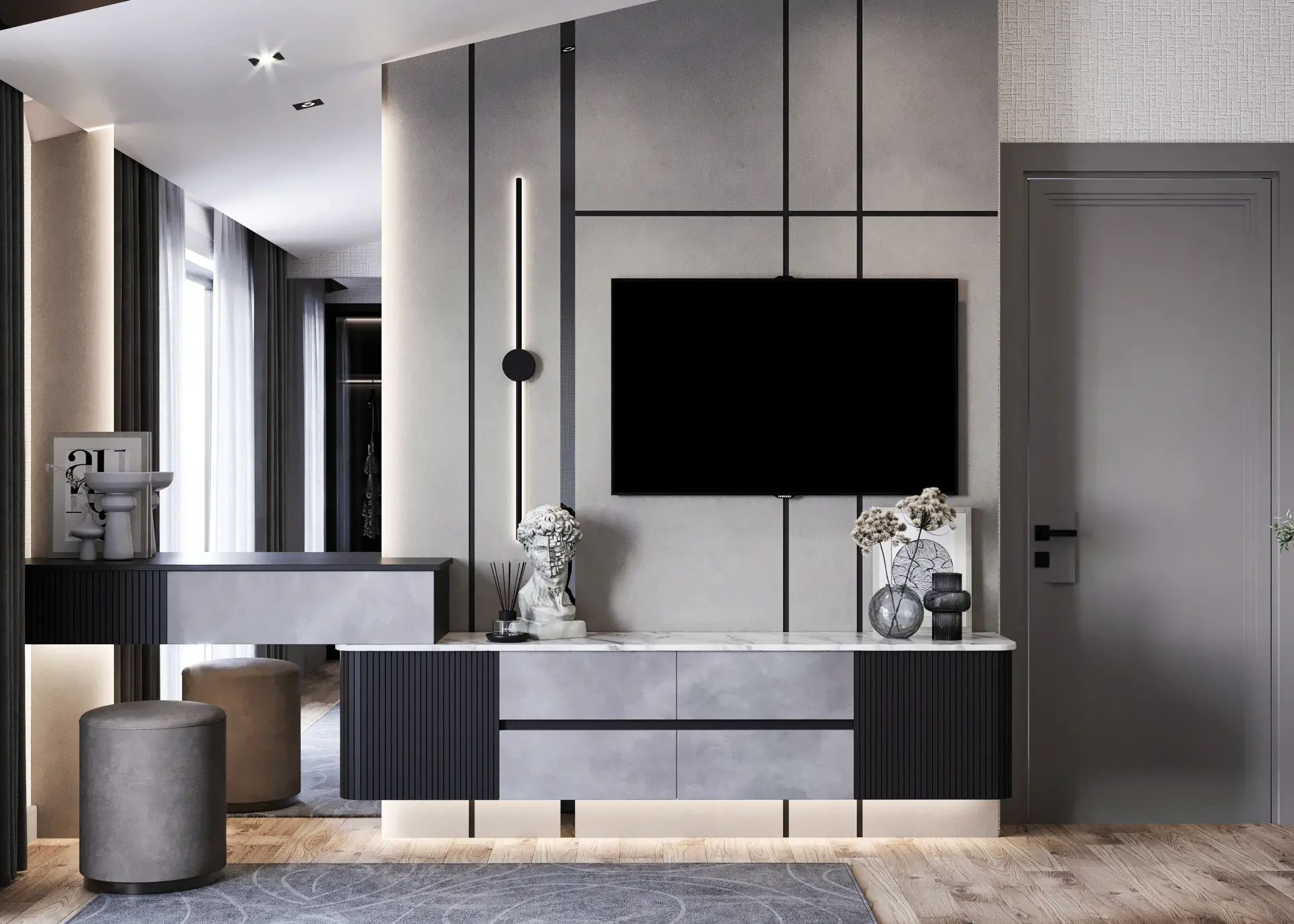 İÇ MİMARLIK - VİLLA - A.F