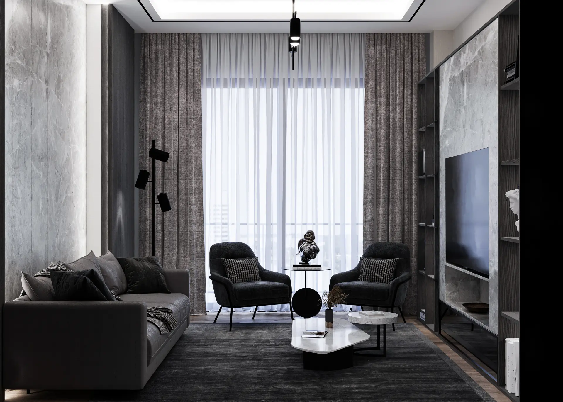 İÇ MİMARLIK - TOPLU KONUT - MARKON