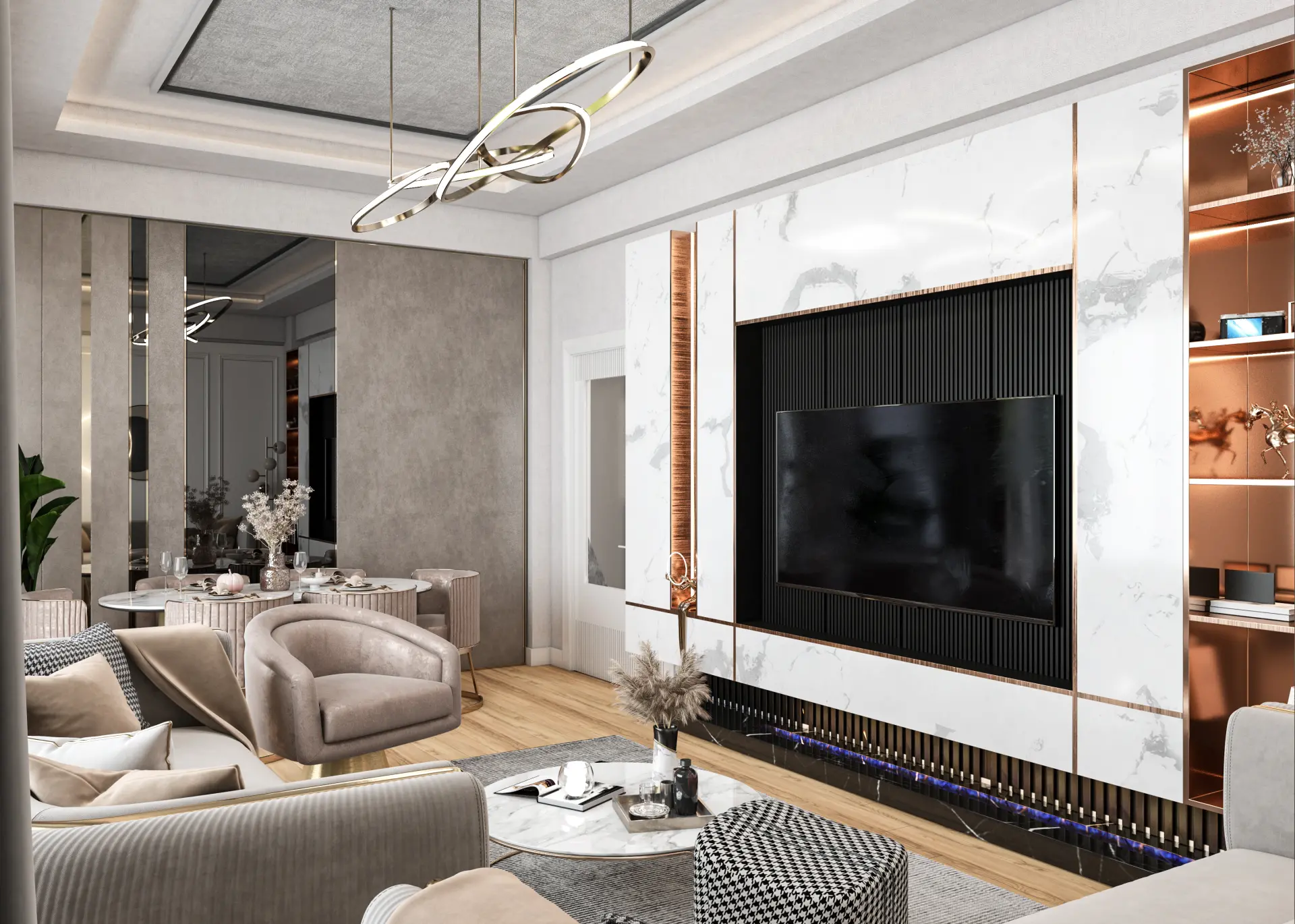 İÇ MİMARLIK - VİLLA - HASAN BOZKAYA