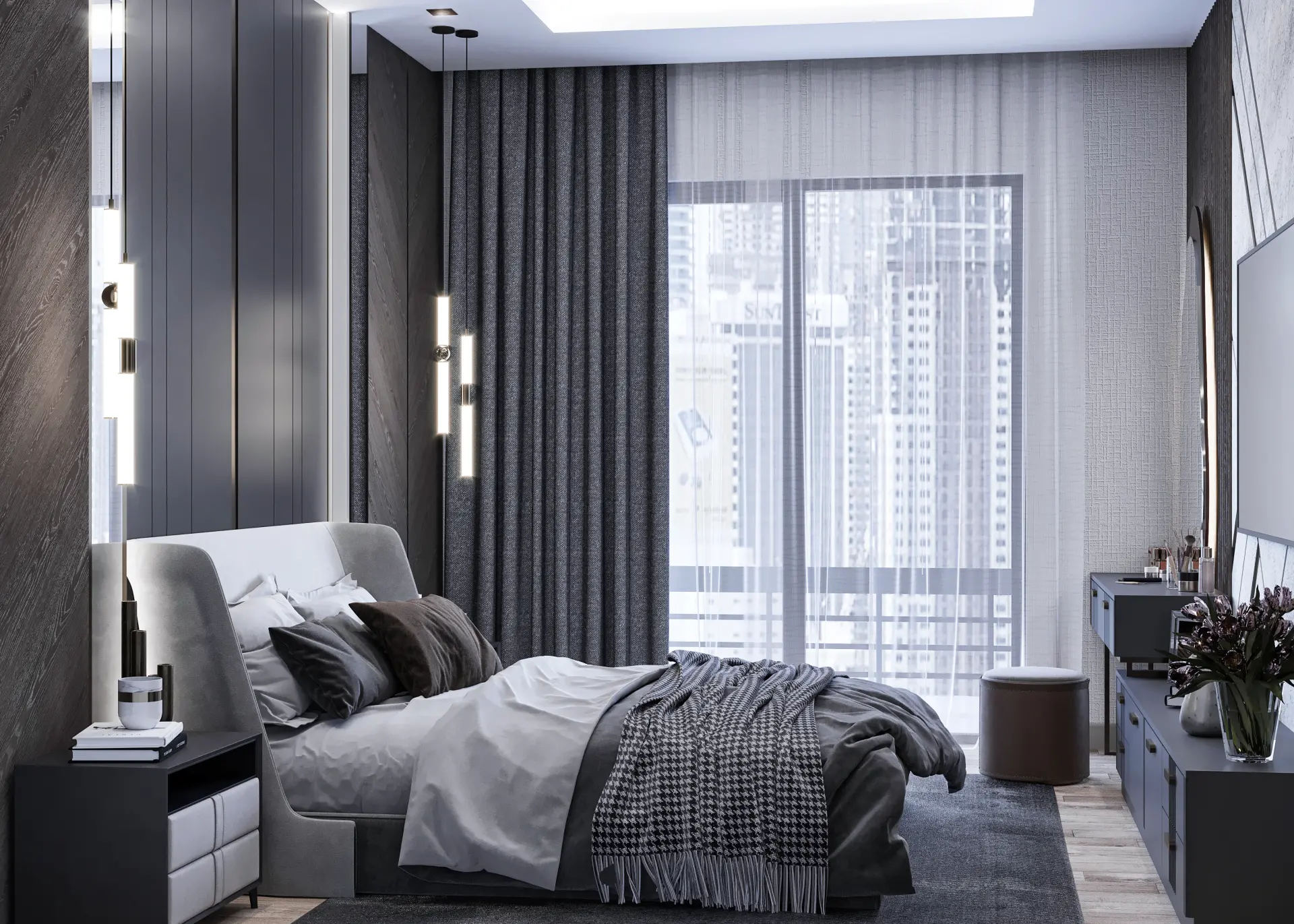 İÇ MİMARLIK - TOPLU KONUT- PANORA MASLAK