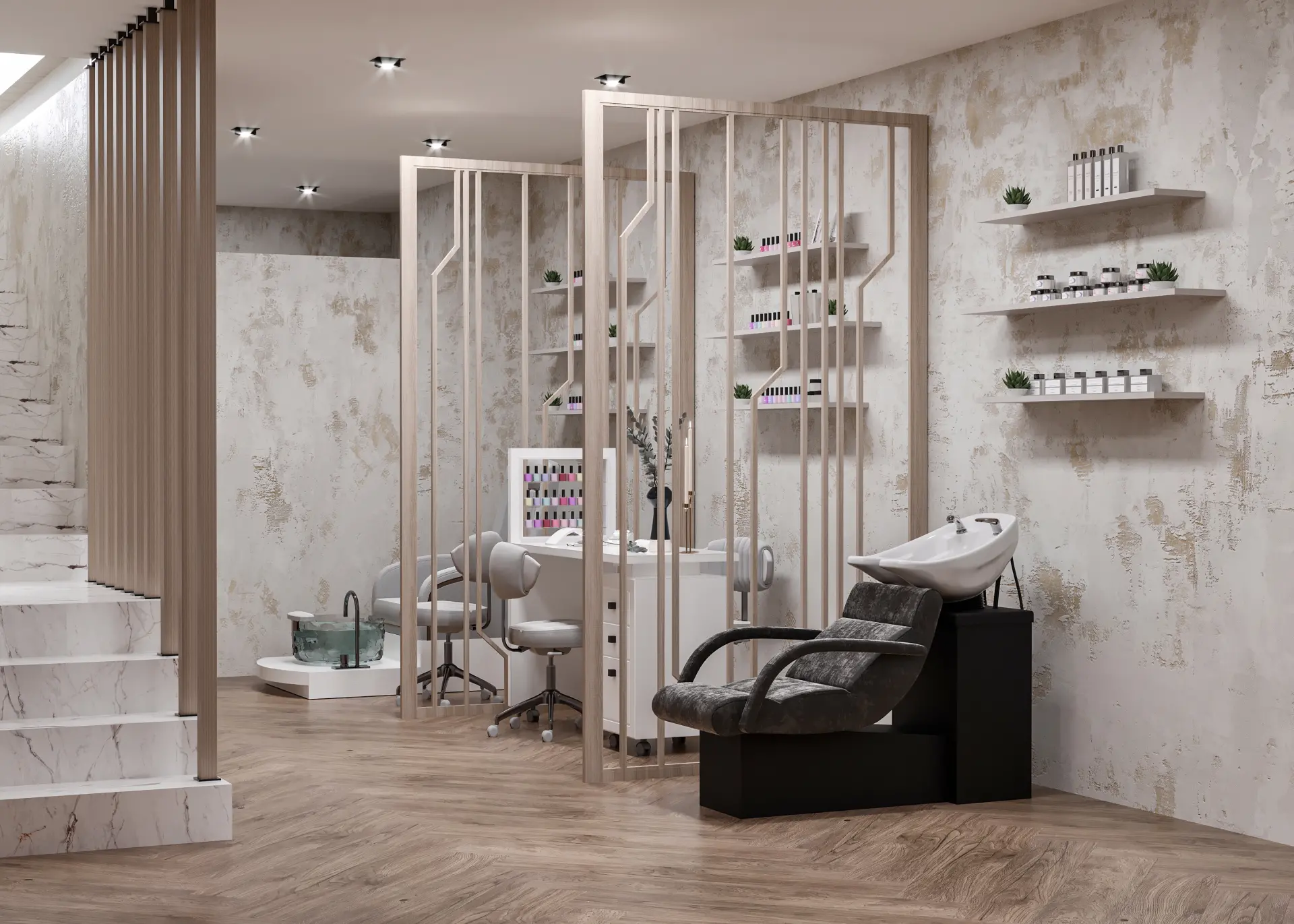 İÇ MİMARLIK - KUAFÖR - BÜŞRA ADALI