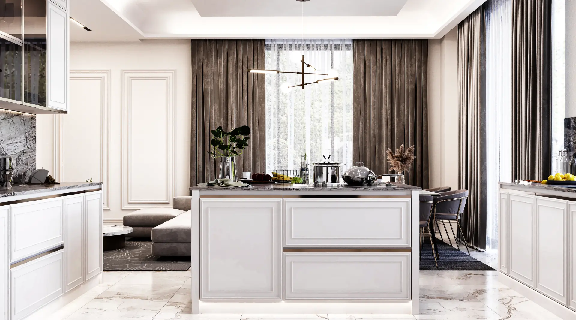 İÇ MİMARLIK - VİLLA - HALİL GÜNNAR