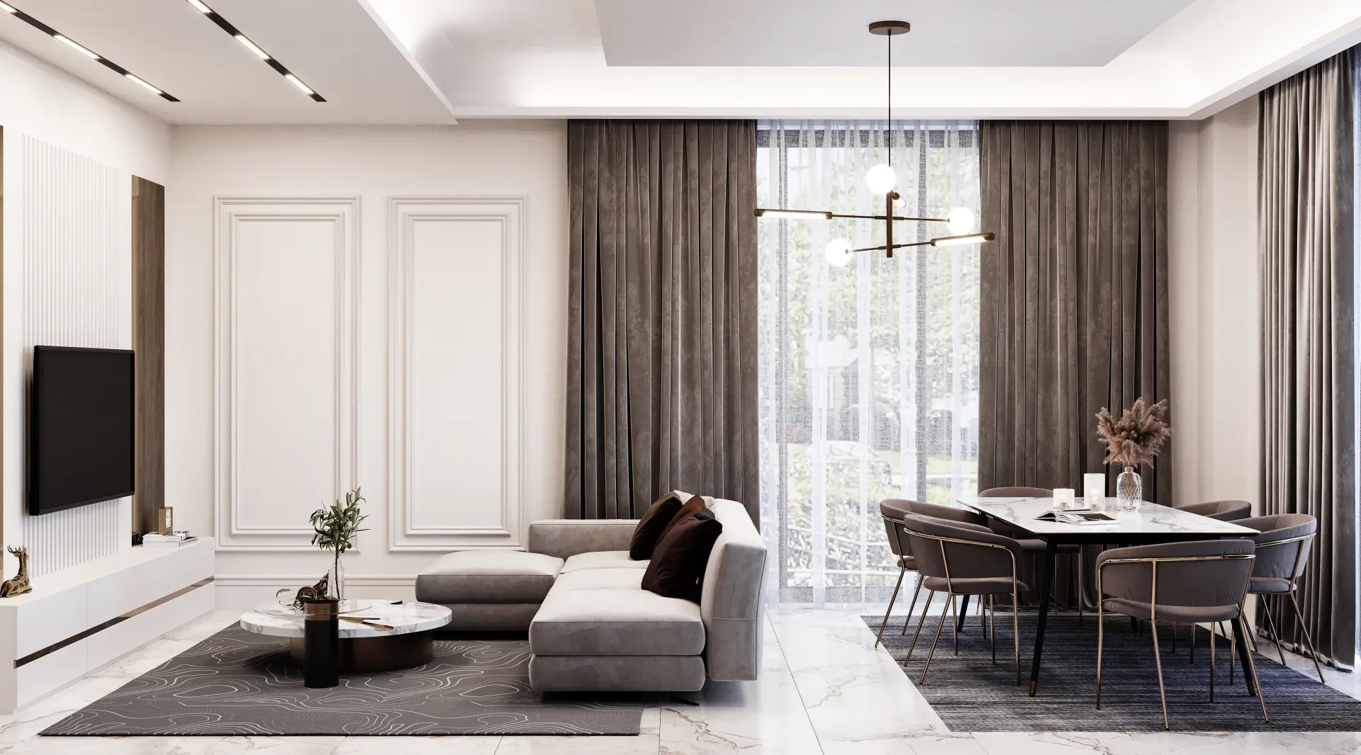 İÇ MİMARLIK - VİLLA - HALİL GÜNNAR