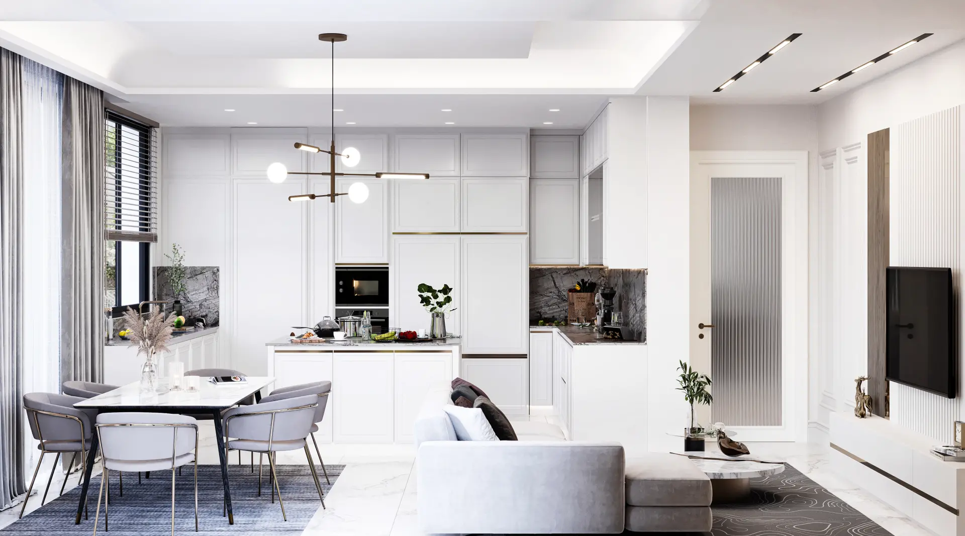 İÇ MİMARLIK - VİLLA - HALİL GÜNNAR