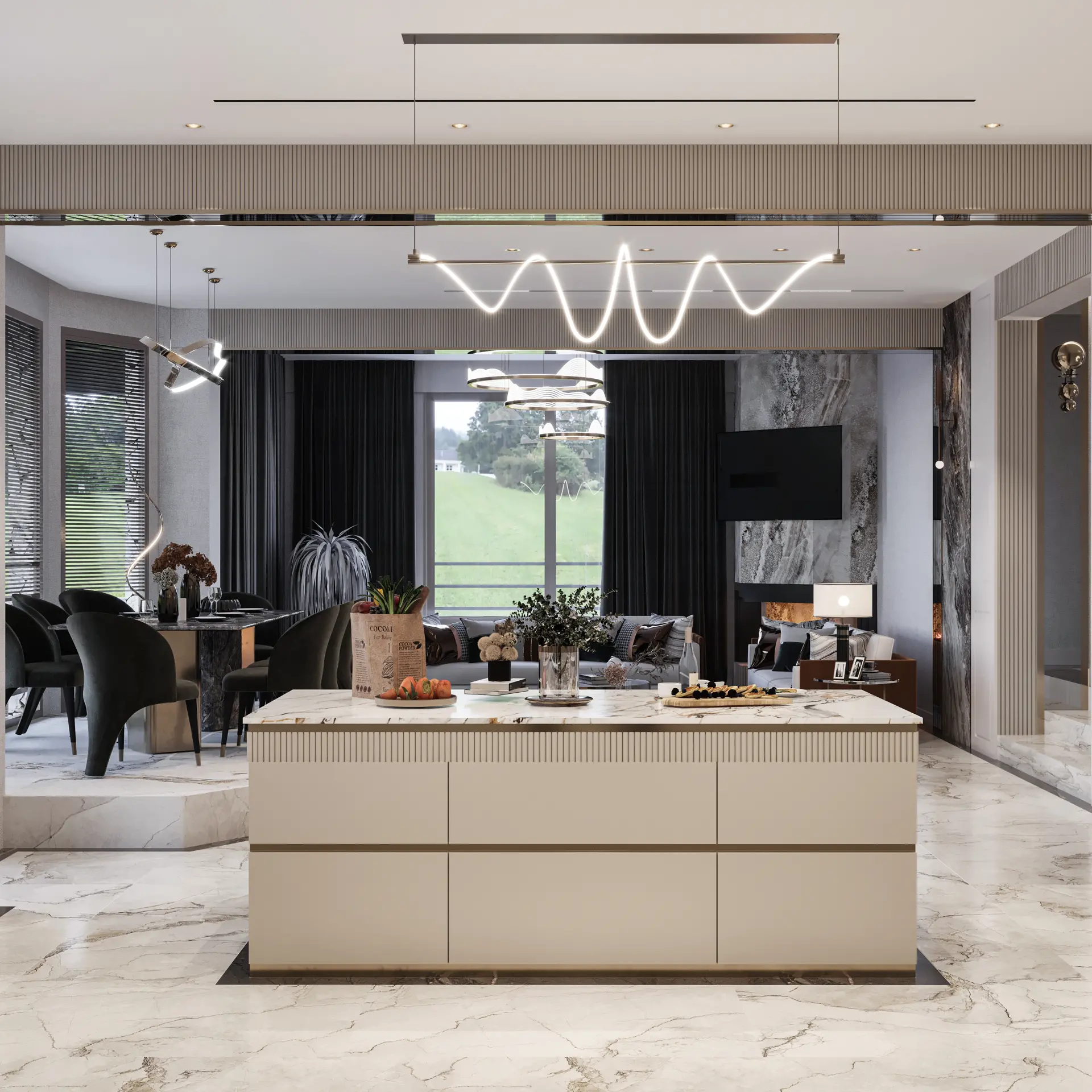 İÇ MİMARLIK - VİLLA - ALİ SAĞLAM