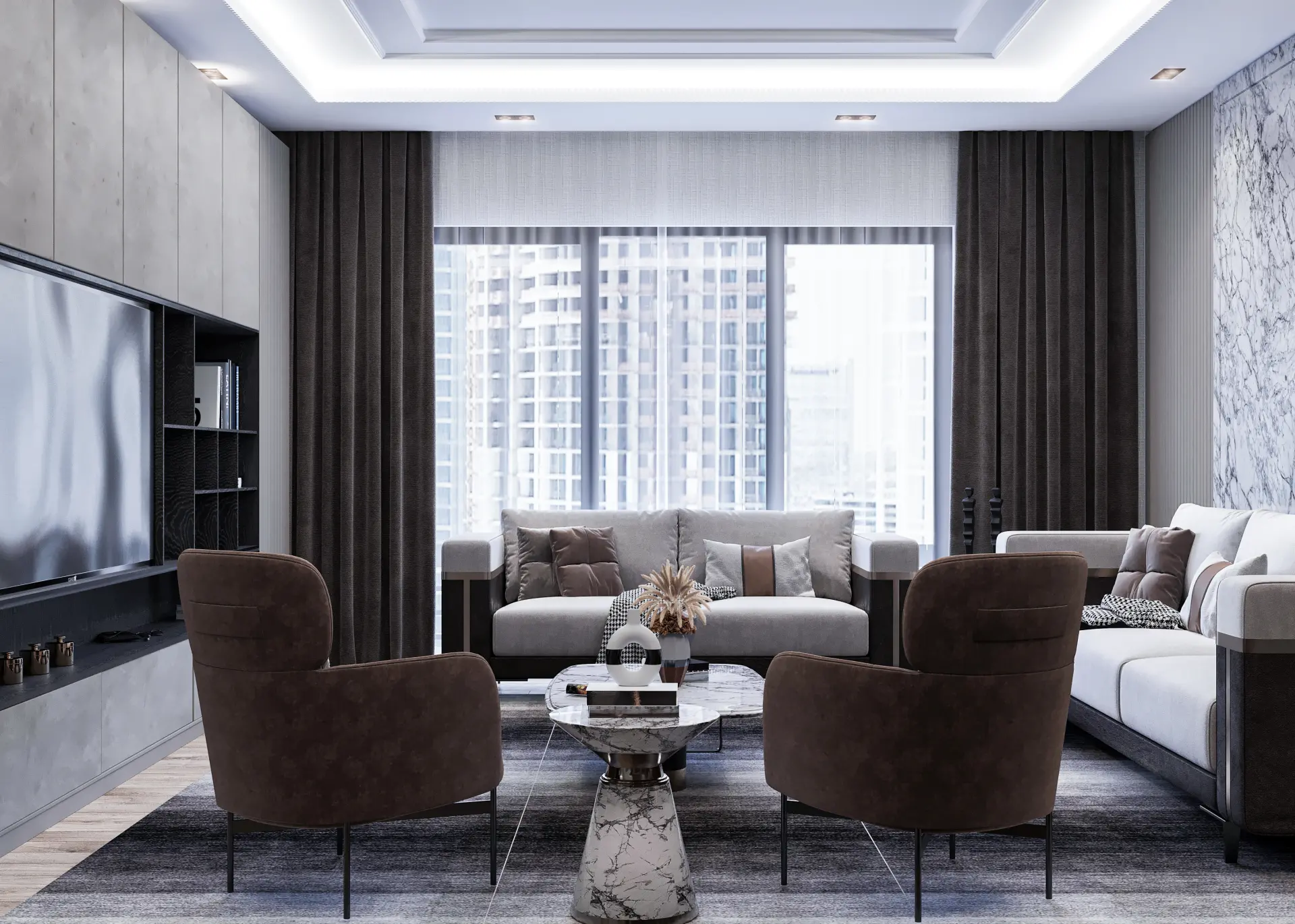 İÇ MİMARLIK - TOPLU KONUT- PANORA MASLAK