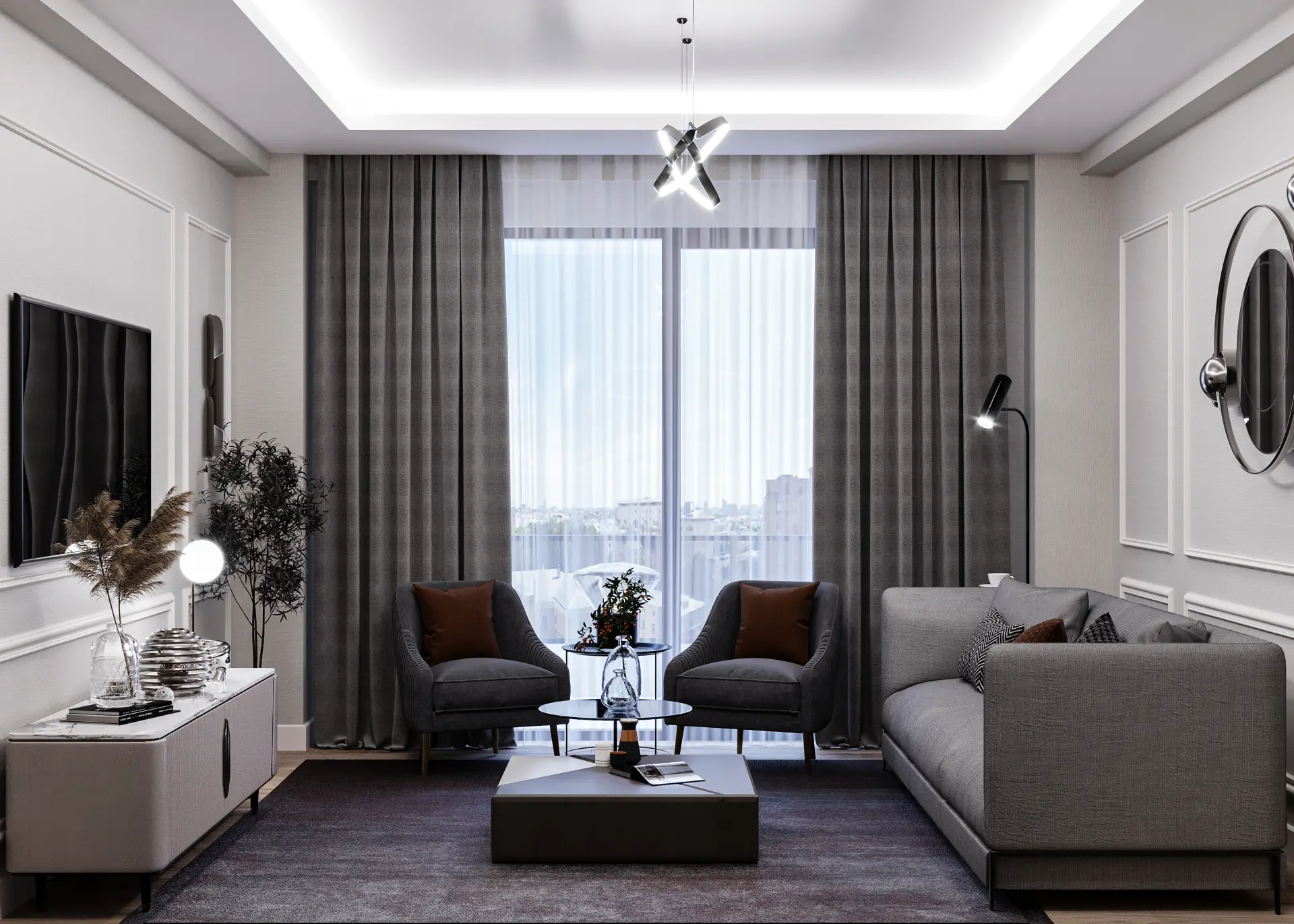 İÇ MİMARLIK - TOPLU KONUT - 21 DAİRE