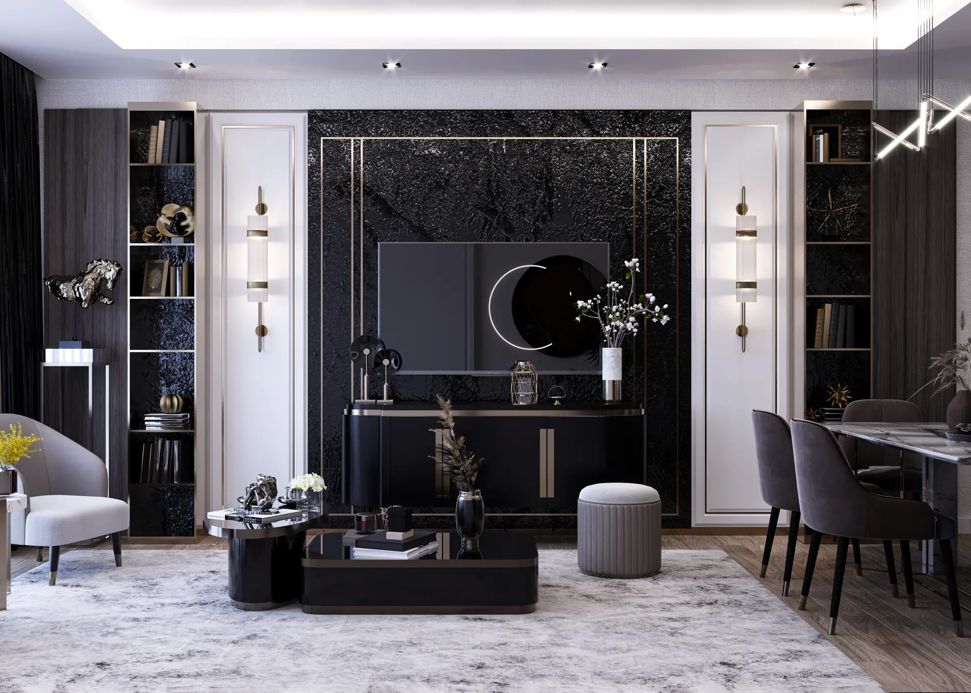 İÇ MİMARLIK - TOPLU KONUT - PARK MASLAK