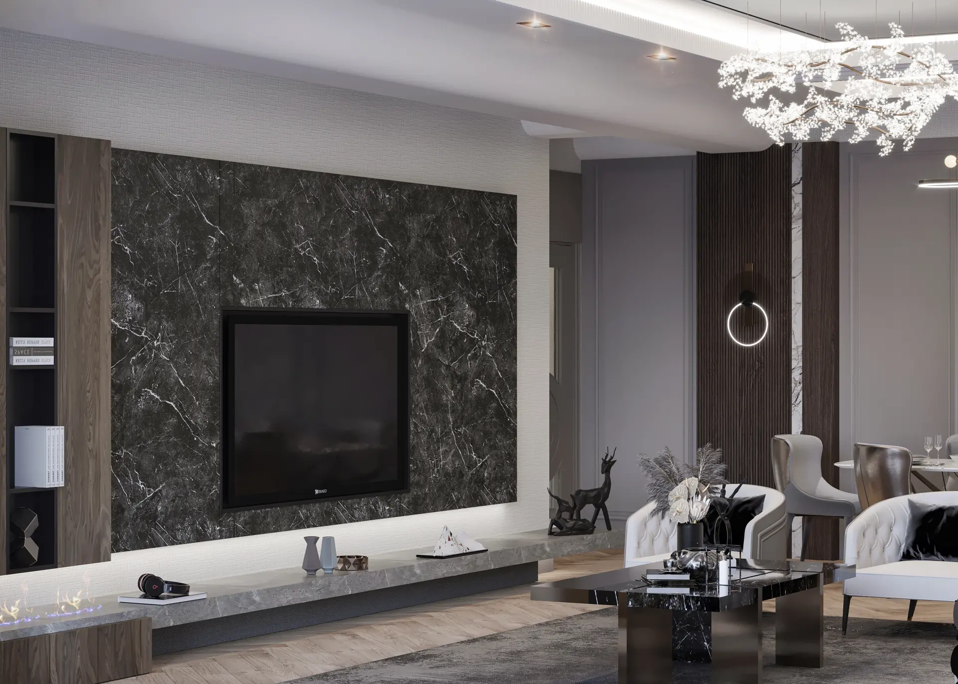 İÇ MİMARLIK - TOPLU KONUT - TÜZÜNLER İNŞAAT