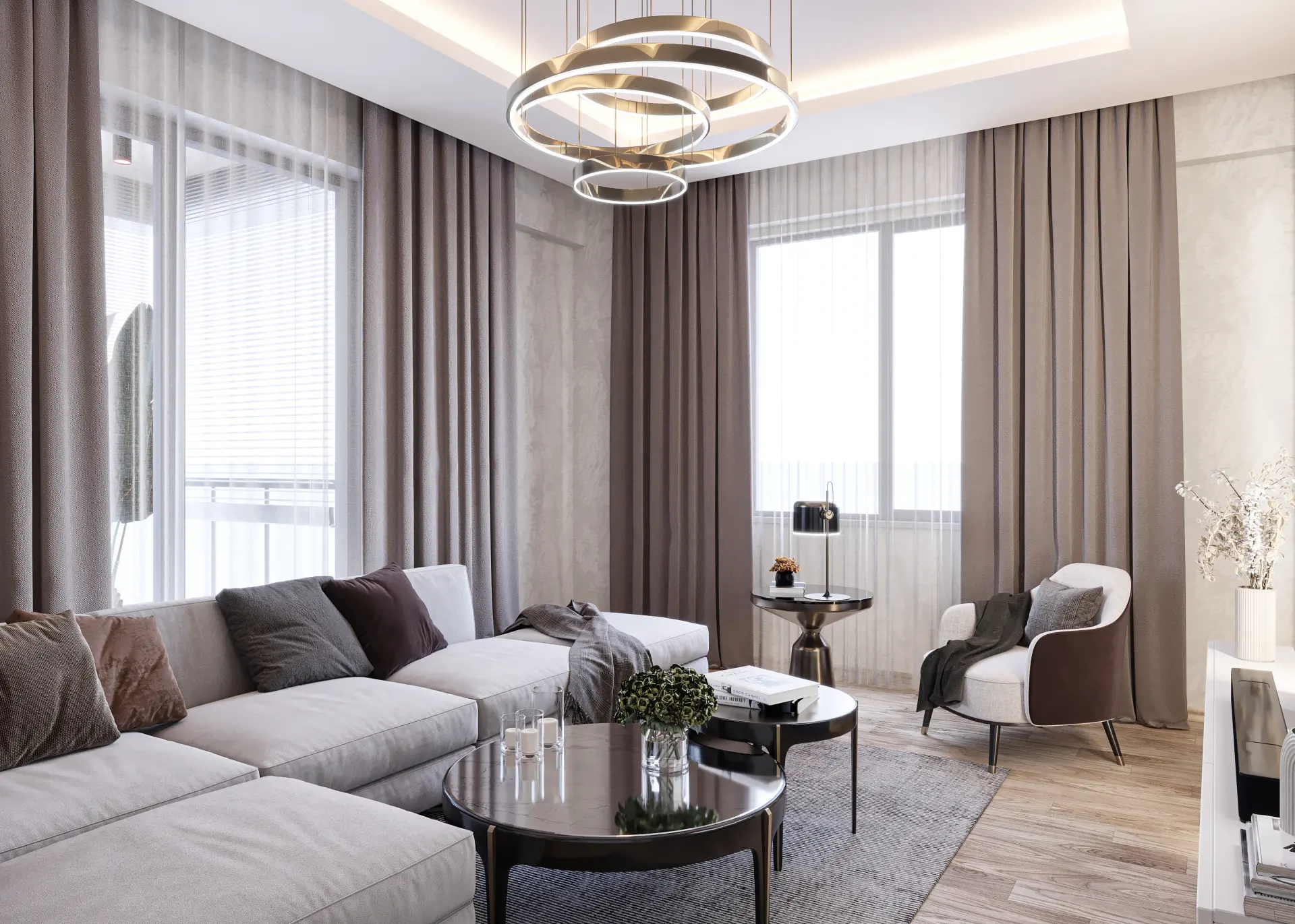 İÇ MİMARLIK - TOPLU KONUT - 18 DAİRE