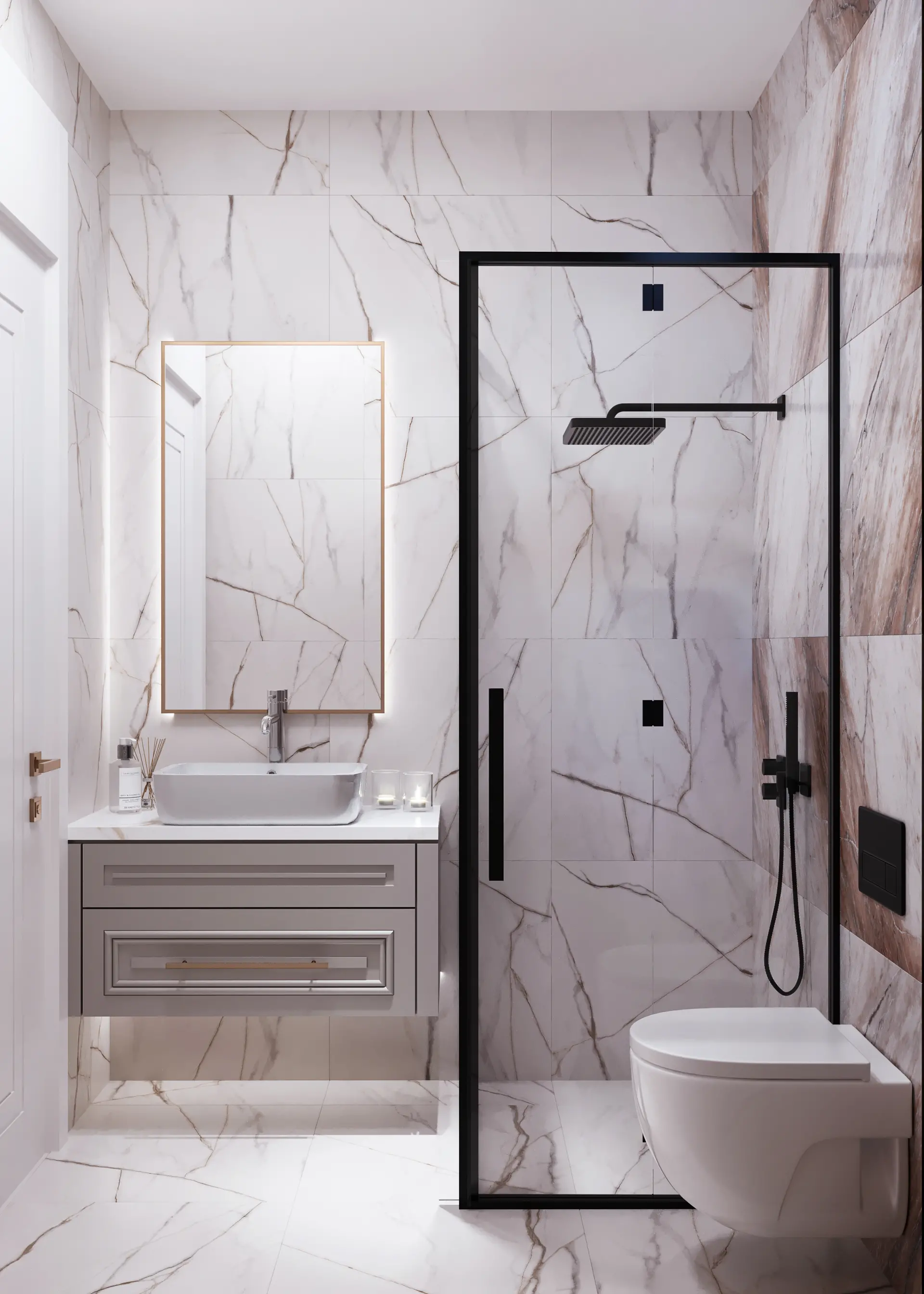 İÇ MİMARLIK - TOPLU KONUT - MARKON