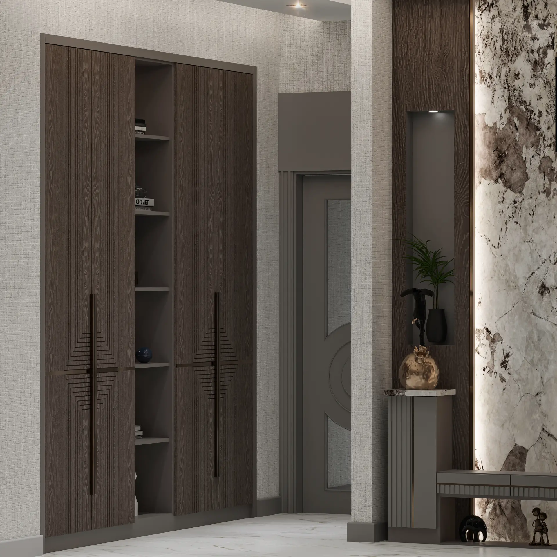 İÇ MİMARLIK - TOPLU KONUT - TÜZÜNLER İNŞAAT