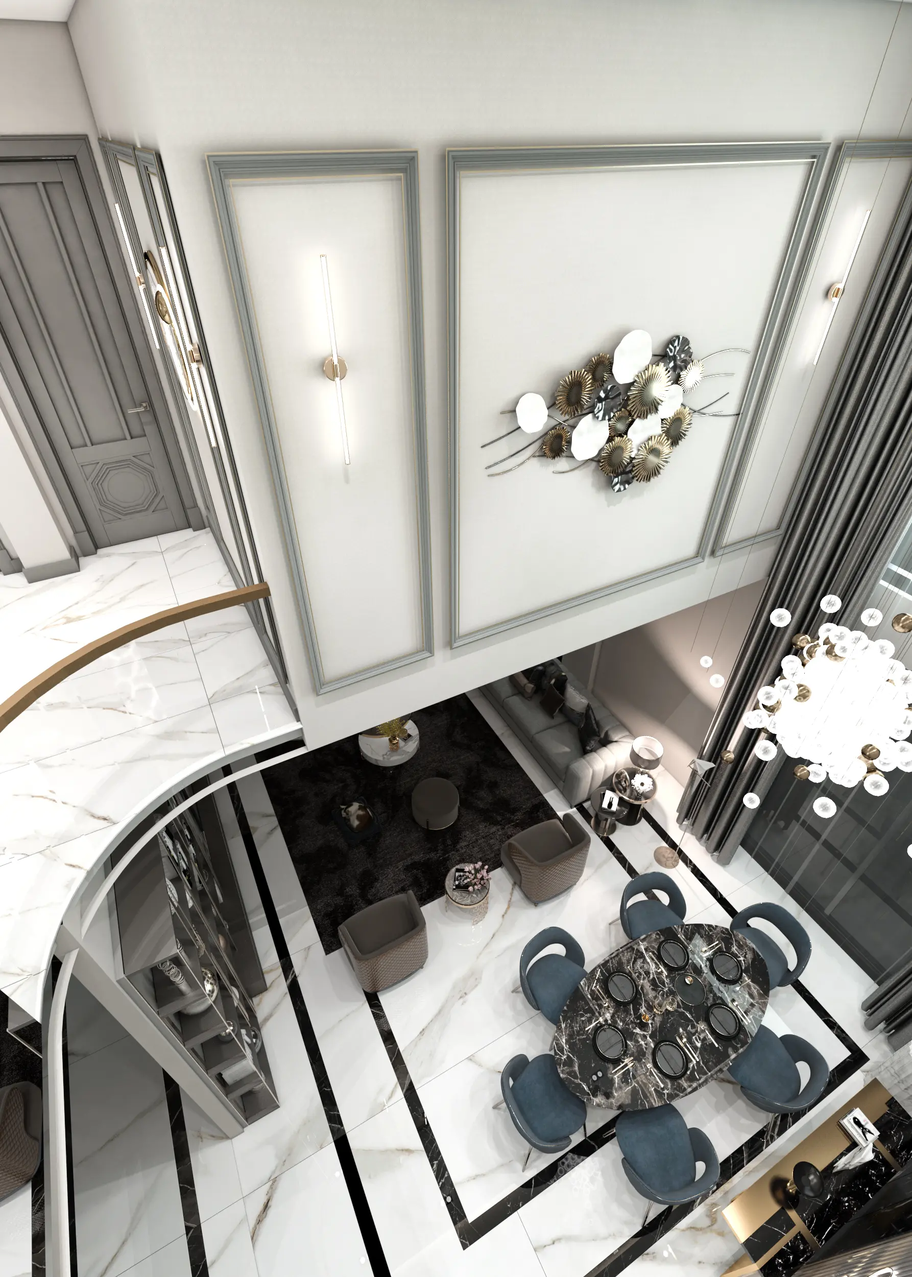 İÇ MİMARLIK - VİLLA - AHMET CEYLAN