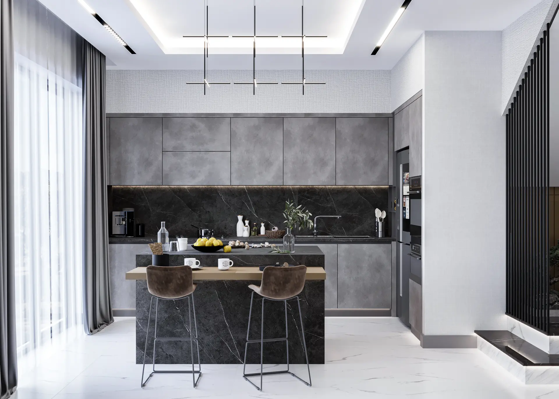 İÇ MİMARLIK - VİLLA - A.F