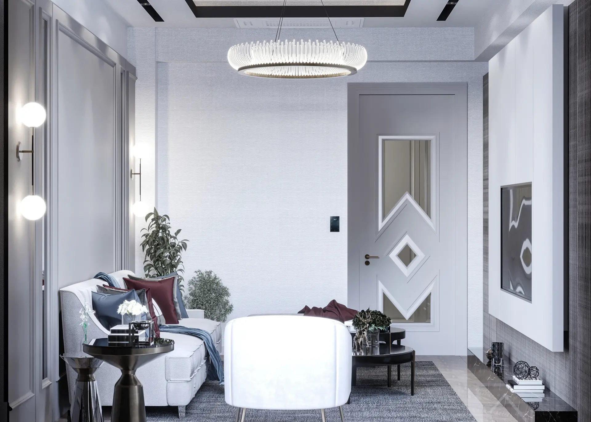 İÇ MİMARLIK - TOPLU KONUT - CADDE MASLAK